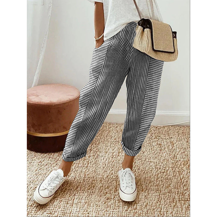 Alexis | Trendy Striped Trousers